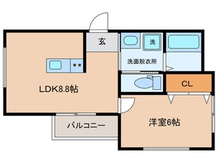 kukulu REX 古市の物件間取画像